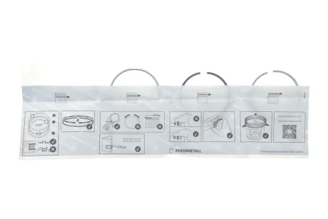 Кільця поршневі комплект Ford 73,500 KOLBENSCHMIDT 800124710000