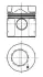 A_Поршень, комплект MB OM356/364/366/380/384 =&quot;&quot; KOLBENSCHMIDT 91598600 (фото 1)