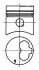 Поршень комплект VW 1,6D/2,0D/2,4D KOLBENSCHMIDT 93260620 (фото 1)