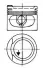Поршень, комплект AUDI/SEAT/VW 80,100,Ibiza,Toledo,Caddy,Golf,Jetta 1,8i 85-00 =&quot;&quot; KOLBENSCHMIDT 93928630 (фото 1)