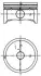 A_Поршень, комплект FORD/VOLVO Focus,Mondeo,Fiesta,C30,S40,S80,V50 2,0i 16V 00- ="" KOLBENSCHMIDT 99457600 (фото 1)