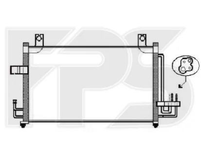 Конденсатор кондиціонера Корея FP 40 K388-X