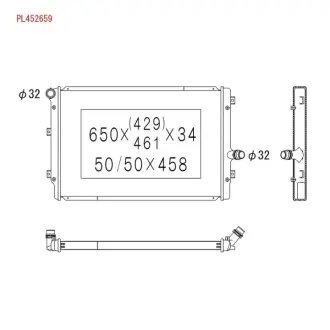 Радіатор двигуна KOYORAD PL452659