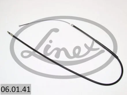 Трос ручника (задній) (L) BMW X3 (E83) 03-11 (1613/1230mm) LINEX 06.01.41