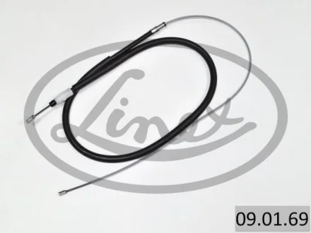 Трос ручника (задній) Citroen C3 II 09- (1803/1024mm) (дисковий гальма) LINEX 09.01.69