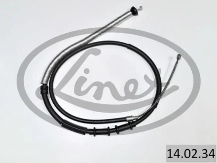 Трос ручника (L) Fiat Grande Punto 1.2 05- (1641/1375mm) LINEX 14.02.34