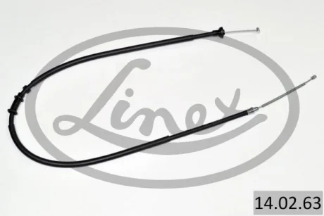 Трос ручника Fiat Panda 12- (R) (1437/1166 mm) LINEX 14.02.63