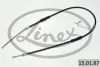 Трос ручника (задній) (L) Ford Transit (V184) 00- (1528/1238mm) LINEX 15.01.87 (фото 1)