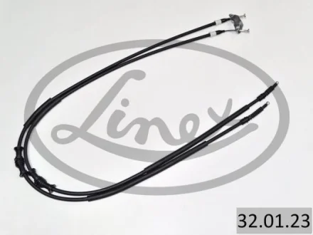 Трос ручника (задній) Opel Astra F/G 98-05 (L1=1585/1402mm/ L2=1585/1402mm) LINEX 32.01.23
