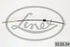 Трос ручника (передній) Opel Corsa 00-09 (L=330mm) LINEX 32.01.54 (фото 1)