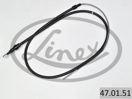 Трос ручника (задній) VW Polo 94-/Seat Ibiza 99- (1641/1132mm) LINEX 47.01.51