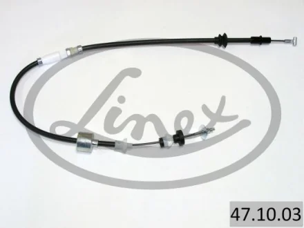 Трос зчеплення VW Polo/Lupo/Caddy/Passat/Seat (1073/833mm) (з ручною регулировкою) LINEX 47.10.03