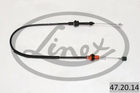 Трос газу VW Passat/Golf/Polo 90-02 (760/575 мм) LINEX 47.20.14