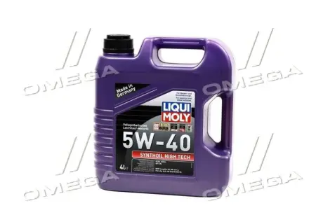 Моторна олива SAE 5W-40 SYNTHOIL HIGH TECH (API SM/CF;ACEA A3-04/B4-04, MB 229.3) 4л LIQUI MOLY 1915/2194
