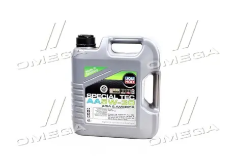 Олива моторна Liqui Moly SPECIAL TEC АА 5W-30 (Каністра 4л) LIQUI MOLY 7516/7616