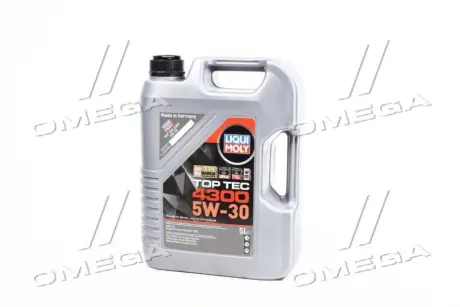 Олива моторна Liqui Moly TOP TEC 4300 5W-30 (Каністра 5л) LIQUI MOLY 8031/2324