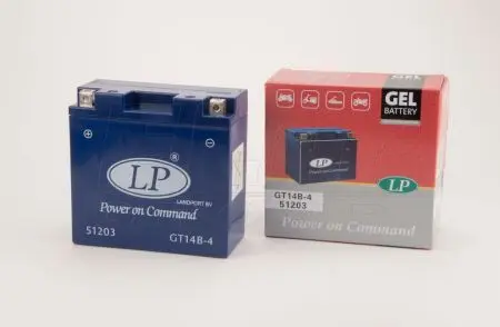 12V,12Ah,буд. 152, ш. 70, в.145, вага 4,3 кг, залитий LP BATTERY GT14B-4
