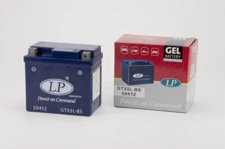 12V 4Ah,д. 114, ш. 71, в. 106, вага 2,2 кг, залитий LP BATTERY GTX5L-BS (фото 1)