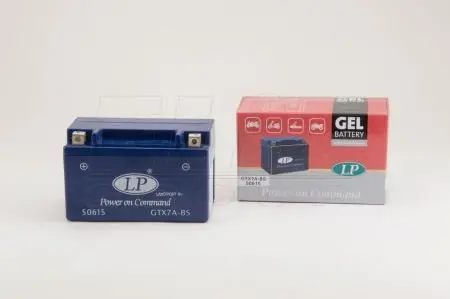 12V,6Ah,д. 152, ш. 88, в.94, вага 2,9 кг, залитий LP BATTERY GTX7A-BS
