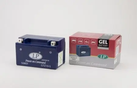 12V,8,5Ah,д. 150, ш. 87, в.93, вага 3,3 кг, залитий LP BATTERY GTZ10-S