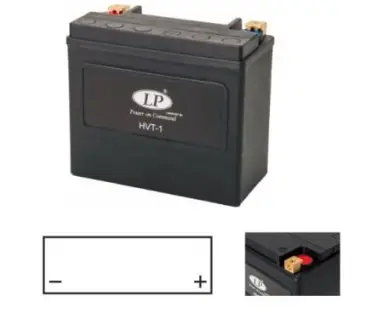 Аккумулятор для V-TWIN,12V,20Ah,CCA310,дл.:175,ш.:87,в.:155- закрыт, установка в не вер LP BATTERY HVT-1