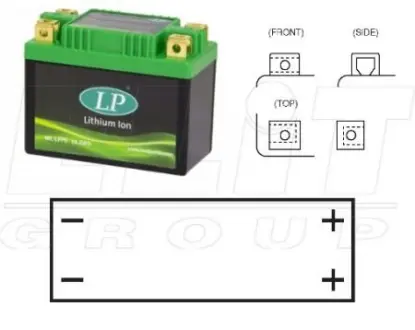 12V, CCA:105 д:107, ш:56, в:85, hm:0,5 Kg LP BATTERY LFP5