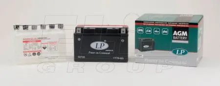 12V,6,5Ah,д. 150, ш. 65, в.94, электролит в к-те, вес 2,7 кг LP BATTERY YT7B-BS