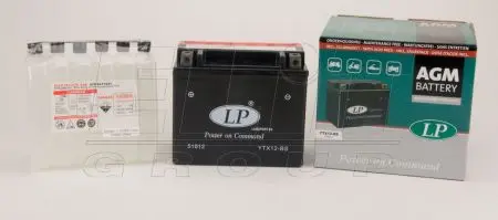 12V,10Ah,д. 152, ш. 88, в.131, электролит в к-те, вес 4 кг LP BATTERY YTX12-BS
