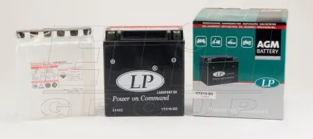12V,14Ah,д. 150, ш. 87, в.161, электролит в к-те, вес 4,7 кг LP BATTERY YTX16-BS