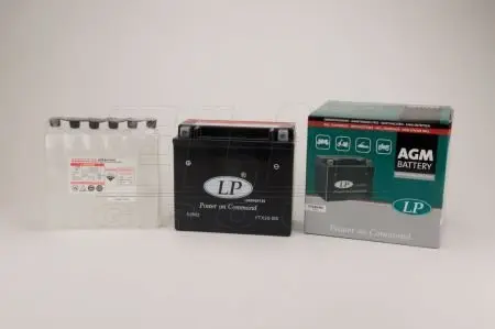 12V,18Ah,д. 150, ш. 87, в.175, электролит в к-те, вес 4,6 кг CCA 250 LP BATTERY YTX20-BS