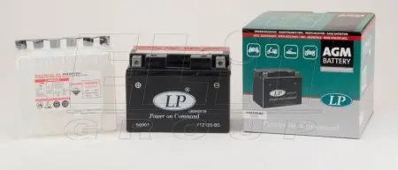 12V,11Ah,д. 150, ш. 87, в.110, электролит в к-те, вес 3,6 кг CCA 190 LP BATTERY YTZ12S-BS