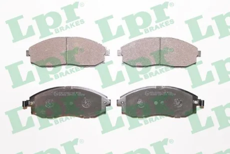 Комплект гальмівних колодок з 4 шт. дисків LPR 05P1015