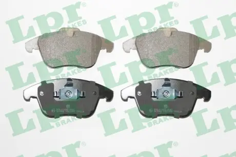 Комплект гальмівних колодок з 4 шт. дисків LPR 05P1255