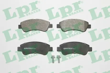 Комплект гальмівних колодок з 4 шт. дисків LPR 05P1327