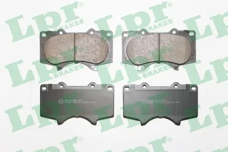 Комплект гальмівних колодок з 4 шт. дисків LPR 05P1379
