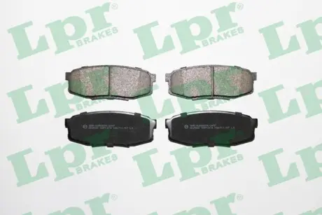 Комплект гальмівних колодок з 4 шт. дисків LPR 05P1419