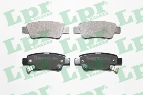 Комплект гальмівних колодок з 4 шт. дисків LPR 05P1455