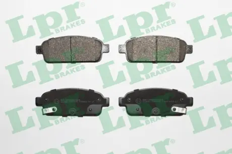 Комплект гальмівних колодок з 4 шт. дисків LPR 05P1575