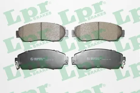 Комплект гальмівних колодок з 4 шт. дисків LPR 05P1634