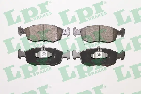 Колодки гальмівні дискові (комплект 4 шт) LPR 05P1766 (фото 1)