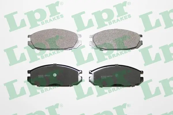 Колодки гальмівні дискові (комплект 4 шт) LPR 05P376 (фото 1)
