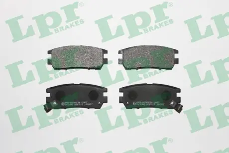 Комплект гальмівних колодок з 4 шт. дисків LPR 05P518