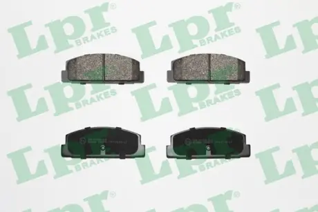 Комплект гальмівних колодок з 4 шт. дисків LPR 05P876