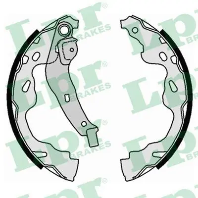 Колодки гальмівні барабанні Geely MK (05-)/ Suzuki Swift III/ Toyota Yaris (99-05) LPR 08660 (фото 1)