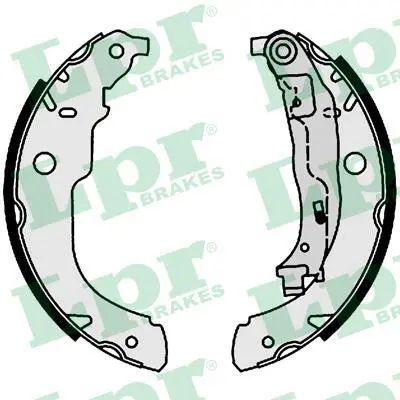 Гальмівна колодка DS DS 3, DS 3 / DS 3 CITROEN C-ELYSEE, C3 AIRCROSS II, C3 II, C3 III, C3 ORIGIN III, C4 CACTUS, DS3 PEUGEOT 207, 208, 208 I, 301 1.0-1.6LPG 02.06- LPR 09220 (фото 1)
