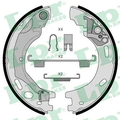 Гальмівна колодка LAND ROVER DISCOVERY III, DISCOVERY IV, RANGE ROVER SPORT I, RANGE ROVER SPORT II 2.7D-5.0 07.04-03.22 LPR 09570 (фото 1)