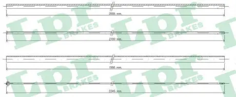 Трос акселератора LPR C0036A