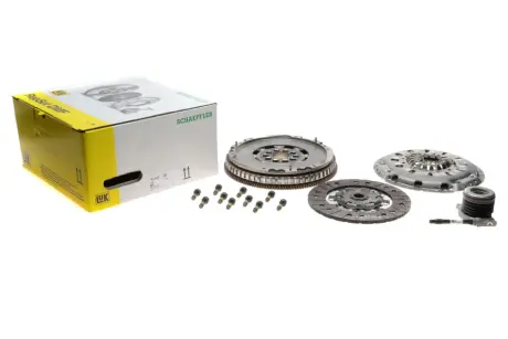 Демпфер + комплект зчеплення Volvo C70/S60/S80/V70/XC70 2.3/2.4 97-10 (+ вижимний) LuK 600 0214 00