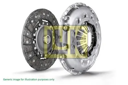 Комплект зчеплення Ssangyong Rexton 2.7 Xdi 04- (d=240mm) LuK 624 3301 09