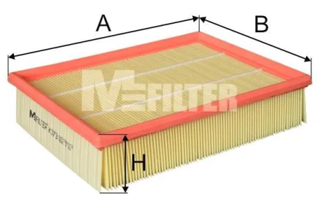 Фільтр повітряний Passat B5/A4/A6 1.6-2.8/1.9TDI 97> M-FILTER K 173